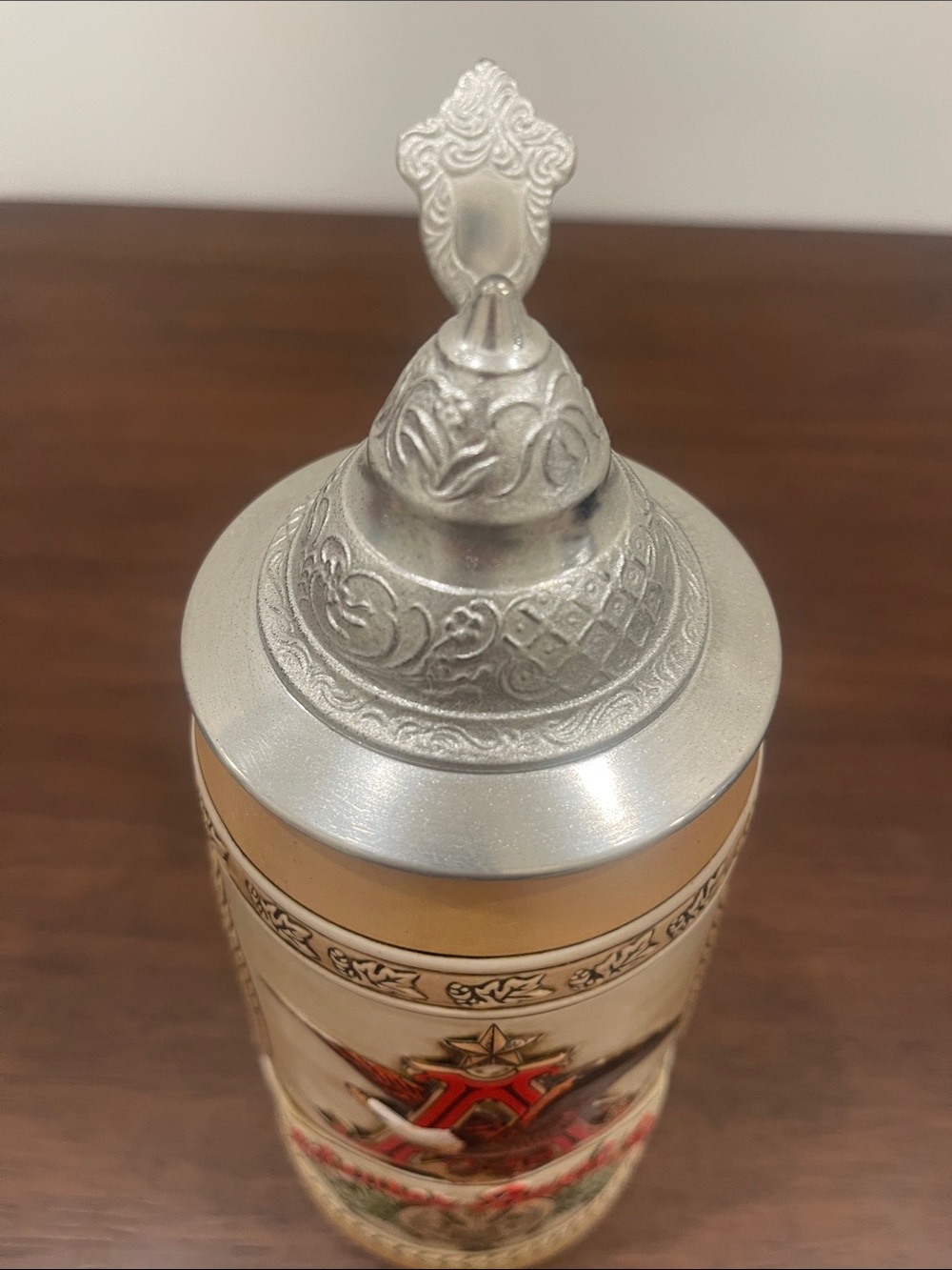 Vintage Anheuser-Busch “History of Brewing”Lidded Stein 1986 - Picture 6 of 7
